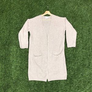 White Crow Tan/Grey Cardigan